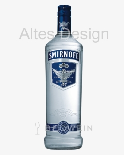 Smirnoff Blue Label 100 Proof 1,0 L - Gin And Tonic, HD Png Download, Free Download