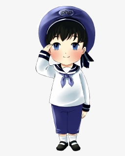 Mascot Anime Boy Chibi , Png Download - Uniform Anime Boy Chibi, Transparent Png, Free Download