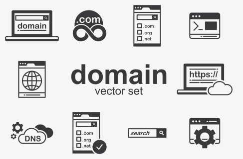 Domain Icons Vector, HD Png Download, Free Download