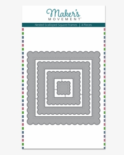 Nested Square Frame Die Set Packaging - Circle, HD Png Download, Free Download