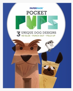 Papermade™ Pocket Pups Cover Sm - Cartoon, HD Png Download, Free Download
