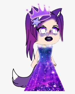 Transparent Purple Wolf Png Gacha Life Characters Wolf Png