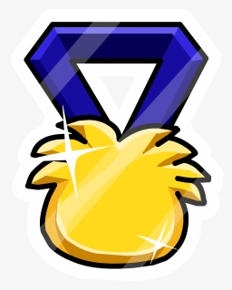 Puffle Medal Pin Icon , Png Download, Transparent Png, Free Download