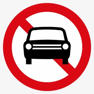 No Entry For Vehicles Sign Clipart , Png Download - No Entry For Vehicles Sign, Transparent Png, Free Download