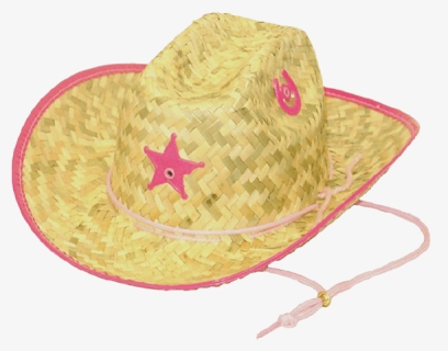 Kid"s Palm Straw Sheriff Hat - Sombrero, HD Png Download, Free Download
