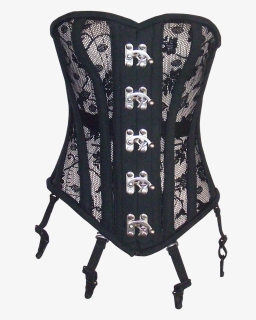 Heavy Duty Corset Top With Silver C Cup Hooks - Chair, HD Png Download, Free Download