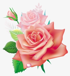 3d Rose Flower Png, Transparent Png, Free Download