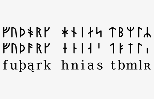 Younger Futhark Font, HD Png Download, Free Download