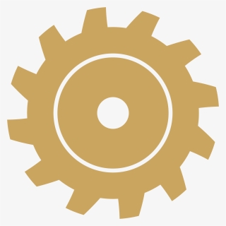 Gold Clipart Gears, Gold Gears Transparent Free For - Gear Shape Png, Png Download, Free Download