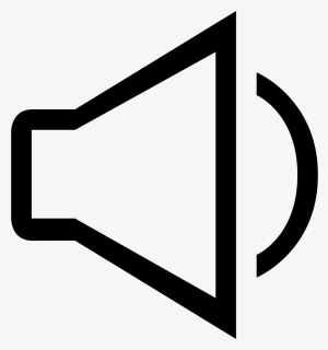 Icone Alto Falante Branco Png Clipart , Png Download - Symbols Of Speaker, Transparent Png, Free Download