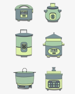 Cartoon Cute Simple Rice Cooker Png And Psd - Rice Cooker, Transparent Png, Free Download