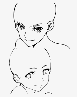 Anime Boy Face Template, HD Png Download, Free Download