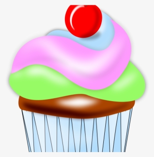 Cupcake Clipart Free Cupcake Clipart Free Download - Big Cup Cake Clip Art, HD Png Download, Free Download