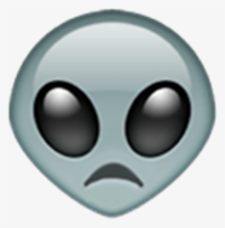 #alien #moustro #moster #sad #triste #emociones #emoji - Emoticon Extraterrestre, HD Png Download, Free Download