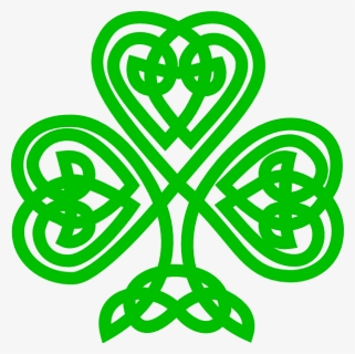 Celtic Shamrock Clip Art At Clker - Transparent Background Celtic Shamrock Png, Png Download, Free Download