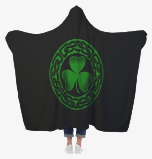 Irish Shamrock Hooded Blanket - Blanket, HD Png Download, Free Download