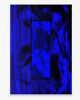 Poster Pincelada Oriental Azul De Fv48 Designna - Visual Arts, HD Png Download, Free Download