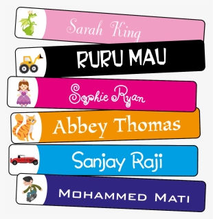 Png Name Labels Svg Free Library - Free Svg Name Labels, Transparent Png, Free Download