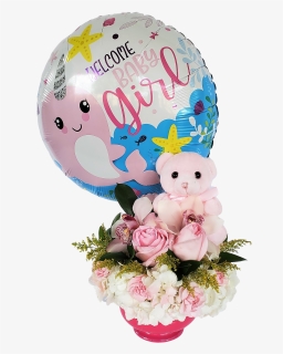 Cute Little Bear Pink - Bouquet, HD Png Download, Free Download