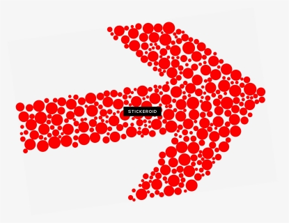 Red Circles Arrow - Right Arrow Red Png, Transparent Png, Free Download