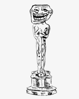 Transparent Oscar Trophy Png - Sketch, Png Download, Free Download