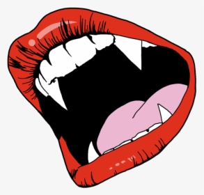 Fang Vampirella Drawing - Vampire Fangs Transparent Background, HD Png Download, Free Download