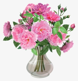 Roses Bouquet Png Alpha - Flower Vase Transparent Background, Png Download, Free Download
