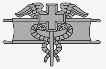 Cross Clip Art Png - Army Expert Medic Badge Png, Transparent Png, Free Download