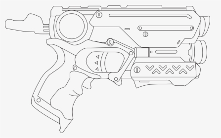 Drawing Nerf Gun, HD Png Download, Free Download