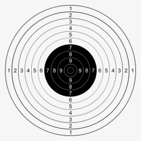 Target For Pistol Shooting - Shooting Target Vector, HD Png Download, Free Download