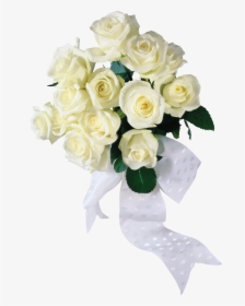 Rose Bouquet Png Black And White - Wedding Flower Bouquet Png, Transparent Png, Free Download
