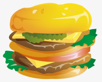 Burger Clipart Png - Burger Cartoon Big Mac, Transparent Png, Free Download