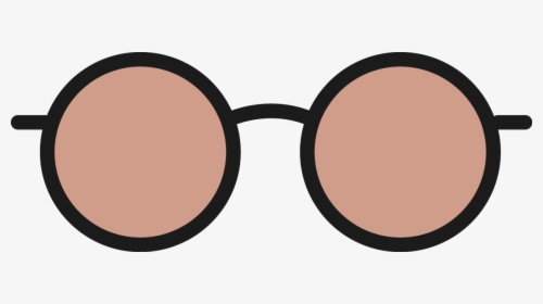 Pink Round Glasses Vector, HD Png Download, Free Download