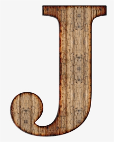 Wooden Capital Letter J - Letter J With Transparent Background, HD Png Download, Free Download