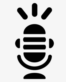 White Microphone Icon Png , Png Download - White Transparent White Microphone Icon, Png Download, Free Download