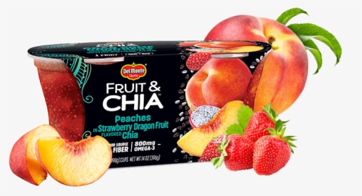 Fruit & Chia™ Peaches In Strawberry Dragon Fruit Flavored - Pears In Blackberry Chia, HD Png Download, Free Download