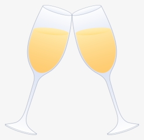 Glasses Of Champagne Clinking - Cheers Glasses Clinking Transparent, HD Png Download, Free Download