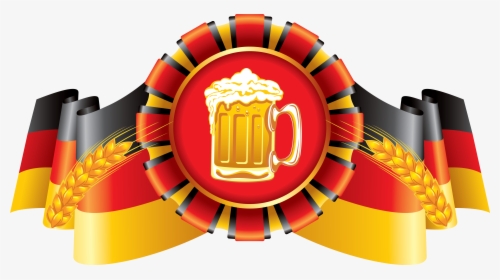 German Flag With Beer, HD Png Download, Free Download