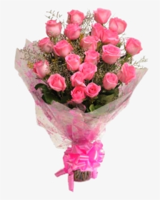 Hot Pink Roses Bouquet, HD Png Download, Free Download