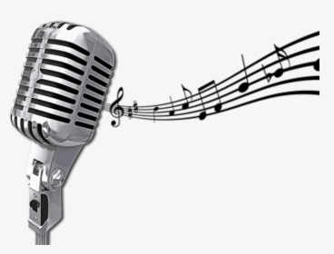 Microphone And Music Note, HD Png Download, Free Download