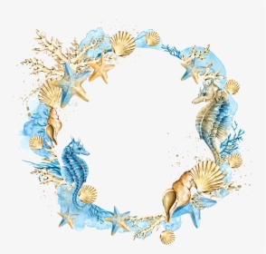 Sea Clipart Wreath - Corona De Mar Png, Transparent Png, Free Download