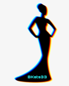 #art #lady #badgirl #silhouette #dresses #badbitch - Illustration, HD Png Download, Free Download