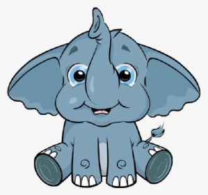 Free Elephant Clipart Clip - Cute Elephant Clipart, HD Png Download, Free Download