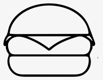 Burger, Patty, Hamburger, Food - Black Burger Clip Art, HD Png Download, Free Download