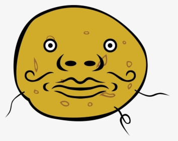 Transparent Potato Png - Potato With A Face Png, Png Download, Free Download
