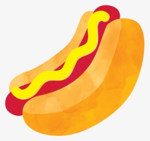 Hotdog Clipart Hamburger Hotdog - Cartoon Hot Dog Logo, HD Png Download, Free Download