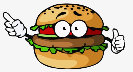 Vector Hamburger Junk Food - Hamburger And Hotdog Clipart, HD Png Download, Free Download