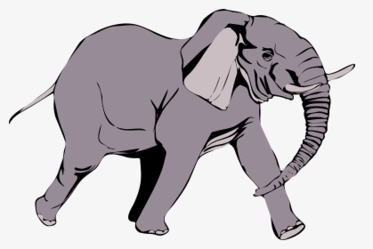 Elephant Wild Animal Free Picture - Elephant Clip Art, HD Png Download, Free Download