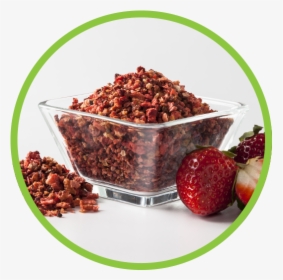 Our Dried Strawberries Are Also Available In Fragment - Strawberry, HD Png Download, Free Download