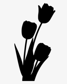 Garden Flower Silhouette Sign, HD Png Download, Free Download